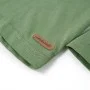 Kinder-Langarm-T-Shirt hellkhaki 128 von vidaXL, Kinder-T-Shirts - Ref: Foro24-13222, Preis: 8,59 €, Rabatt: %
