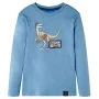 Kinder-Langarm-T-Shirt mittelblau 92 von vidaXL, Kinder-T-Shirts - Ref: Foro24-12844, Preis: 8,45 €, Rabatt: %