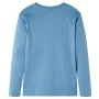 Kinder-Langarm-T-Shirt mittelblau 92 von vidaXL, Kinder-T-Shirts - Ref: Foro24-12844, Preis: 8,45 €, Rabatt: %