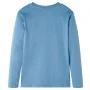 Langarm-T-Shirt für Kinder mittelblau 116 von vidaXL, Kinder-T-Shirts - Ref: Foro24-12846, Preis: 8,45 €, Rabatt: %