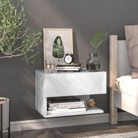 White wall bedside table by vidaXL, Nightstands - Ref: Foro24-810953, Price: 42,29 €, Discount: %
