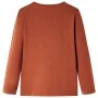 Langarm-T-Shirt für Kinder in der Farbe Cognac 140 von vidaXL, Kinder-T-Shirts - Ref: Foro24-13558, Preis: 8,30 €, Rabatt: %