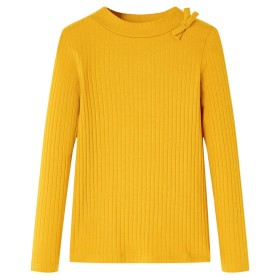 Camiseta infantil de manga larga color ocre 116 de vidaXL, Camisetas para niños - Ref: Foro24-14136, Precio: 8,35 €, Descuent...