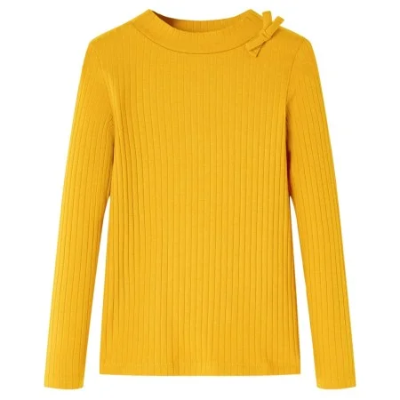 Children's long-sleeved t-shirt in ocher color 116 by vidaXL, Kids T-shirts - Ref: Foro24-14136, Price: 8,29 €, Discount: %