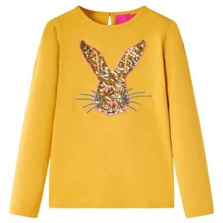 Children's long-sleeved t-shirt in ocher color 116 by vidaXL, Kids T-shirts - Ref: Foro24-13966, Price: 9,12 €, Discount: %