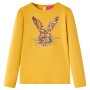 Langarm-T-Shirt für Kinder in der Farbe Ocker 116 von vidaXL, Kinder-T-Shirts - Ref: Foro24-13966, Preis: 9,22 €, Rabatt: %