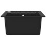 Granite kitchen sink with a black bowl by vidaXL, Sinks - Ref: Foro24-142952, Price: 179,04 €, Discount: %
