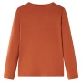 Langarm-T-Shirt für Kinder in der Farbe Cognac 128 von vidaXL, Kinder-T-Shirts - Ref: Foro24-14342, Preis: 8,13 €, Rabatt: %
