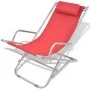 Liegestühle aus rotem Stahl 2 Einheiten von vidaXL, Liegen - Ref: Foro24-42937, Preis: 120,31 €, Rabatt: %