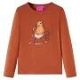 Langarm-T-Shirt für Kinder in der Farbe Cognac 104 von vidaXL, Kinder-T-Shirts - Ref: Foro24-14340, Preis: 8,06 €, Rabatt: %
