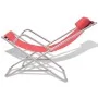 Liegestühle aus rotem Stahl 2 Einheiten von vidaXL, Liegen - Ref: Foro24-42937, Preis: 120,31 €, Rabatt: %