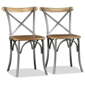 Dining chairs 2 units solid mango wood by vidaXL, dining chairs - Ref: Foro24-244592, Price: 197,33 €, Discount: %