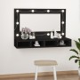 Möbel mit Spiegel und schwarzer LED 90x31,5x62 cm von vidaXL, Badezimmerwaschtische - Ref: Foro24-833488, Preis: 56,36 €, Rab...