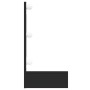 Mueble con espejo y LED negro 90x31,5x62 cm de vidaXL, Tocadores de baño - Ref: Foro24-833488, Precio: 56,45 €