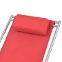 Liegestühle aus rotem Stahl 2 Einheiten von vidaXL, Liegen - Ref: Foro24-42937, Preis: 120,31 €, Rabatt: %
