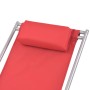 Liegestühle aus rotem Stahl 2 Einheiten von vidaXL, Liegen - Ref: Foro24-42937, Preis: 122,26 €, Rabatt: %