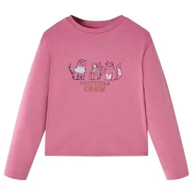 Kinder-Langarm-T-Shirt Himbeere 92 von vidaXL, Kinder-T-Shirts - Ref: Foro24-14444, Preis: 8,12 €, Rabatt: %