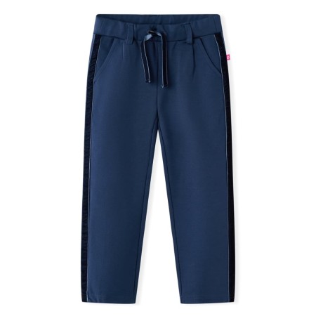 Children's pants with black trim navy blue 92 by vidaXL, kids pants - Ref: Foro24-14922, Price: 12,62 €, Discount: %