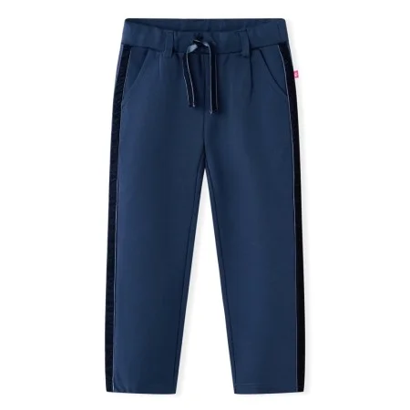 Pantalones infantiles con ribetes negros azul marino 92 de vidaXL, Pantalones de niños - Ref: Foro24-14922, Precio: 12,50 €, ...