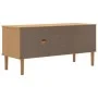 Mueble de TV SENJA aspecto ratán madera pino marrón 106x40x49cm de vidaXL, Muebles TV - Ref: Foro24-358040, Precio: 75,27 €, ...