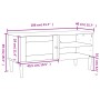 Mueble de TV SENJA aspecto ratán madera pino marrón 106x40x49cm de vidaXL, Muebles TV - Ref: Foro24-358040, Precio: 76,06 €, ...