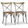 Dining chairs 2 units solid mango wood by vidaXL, dining chairs - Ref: Foro24-244592, Price: 197,22 €, Discount: %
