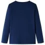 Marineblaues langärmeliges Kinder-T-Shirt 140 von vidaXL, Kinder-T-Shirts - Ref: Foro24-13518, Preis: 8,59 €, Rabatt: %