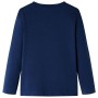 Marineblaues langärmeliges Kinder-T-Shirt 140 von vidaXL, Kinder-T-Shirts - Ref: Foro24-13518, Preis: 10,22 €, Rabatt: %