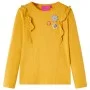 Dunkelockerfarbenes, langärmliges Kinder-T-Shirt 116 von vidaXL, Kinder-T-Shirts - Ref: Foro24-13676, Preis: 8,30 €, Rabatt: %