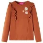 Langarm-T-Shirt für Kinder in der Farbe Cognac 140 von vidaXL, Kinder-T-Shirts - Ref: Foro24-13683, Preis: 8,30 €, Rabatt: %