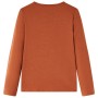 Langarm-T-Shirt für Kinder in der Farbe Cognac 140 von vidaXL, Kinder-T-Shirts - Ref: Foro24-13683, Preis: 8,39 €, Rabatt: %
