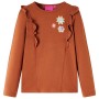 Langarm-T-Shirt für Kinder in der Farbe Cognac 116 von vidaXL, Kinder-T-Shirts - Ref: Foro24-13681, Preis: 8,39 €, Rabatt: %