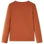Langarm-T-Shirt für Kinder in der Farbe Cognac 116 von vidaXL, Kinder-T-Shirts - Ref: Foro24-13681, Preis: 8,30 €, Rabatt: %