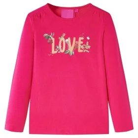 Children's bright pink long-sleeved T-shirt 116 by vidaXL, Kids T-shirts - Ref: Foro24-13731, Price: 8,45 €, Discount: %