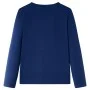 Marineblaues Langarm-T-Shirt für Kinder 116 von vidaXL, Kinder-T-Shirts - Ref: Foro24-14181, Preis: 8,98 €, Rabatt: %