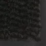 Alfombra de entrada rectangular de nudo 120x180 cm negra de vidaXL, Felpudos - Ref: Foro24-132719, Precio: 63,85 €, Descuento: %