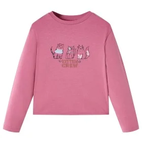Kinder-Langarm-T-Shirt Himbeere 116 von vidaXL, Kinder-T-Shirts - Ref: Foro24-14446, Preis: 8,12 €, Rabatt: %