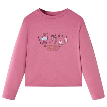 Kinder-Langarm-T-Shirt Himbeere 116 von vidaXL, Kinder-T-Shirts - Ref: Foro24-14446, Preis: 8,20 €, Rabatt: %