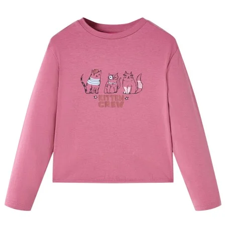 Kinder-Langarm-T-Shirt Himbeere 116 von vidaXL, Kinder-T-Shirts - Ref: Foro24-14446, Preis: 8,12 €, Rabatt: %