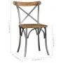 Esszimmerstühle 2 Einheiten aus massivem Mangoholz von vidaXL, Essstühle - Ref: Foro24-244592, Preis: 197,22 €, Rabatt: %