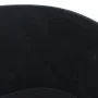 Black velvet armchair with stool by vidaXL, Armchairs - Ref: Foro24-356479, Price: 202,37 €, Discount: %