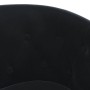Schwarzer Samtsessel mit Hocker von vidaXL, Sessel - Ref: Foro24-356479, Preis: 180,48 €, Rabatt: %