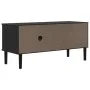 Mueble de TV SENJA aspecto ratán madera pino negro 106x40x49 cm de vidaXL, Muebles TV - Ref: Foro24-358042, Precio: 75,21 €, ...