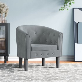 Dunkelgrauer Samtsessel von vidaXL, Sessel - Ref: Foro24-356470, Preis: 184,55 €, Rabatt: %