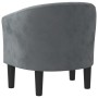 Dark gray velvet armchair by vidaXL, Armchairs - Ref: Foro24-356470, Price: 184,55 €, Discount: %