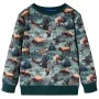 Dunkelgrünes Kinder-Sweatshirt 140 von vidaXL, Kinder-T-Shirts - Ref: Foro24-12983, Preis: 12,41 €, Rabatt: %