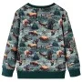 Dunkelgrünes Kinder-Sweatshirt 140 von vidaXL, Kinder-T-Shirts - Ref: Foro24-12983, Preis: 12,41 €, Rabatt: %