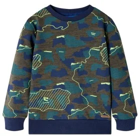Dark khaki mélange children's sweatshirt 140 by vidaXL, Kids T-shirts - Ref: Foro24-13243, Price: 12,91 €, Discount: %