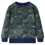 Dunkles Khaki-Mélange-Sweatshirt für Kinder 140 von vidaXL, Kinder-T-Shirts - Ref: Foro24-13243, Preis: 12,91 €, Rabatt: %