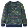 Dunkles Khaki-Mélange-Sweatshirt für Kinder 140 von vidaXL, Kinder-T-Shirts - Ref: Foro24-13243, Preis: 12,91 €, Rabatt: %